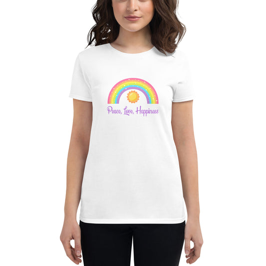 Peace, Love , Happiness Women's t-shirt