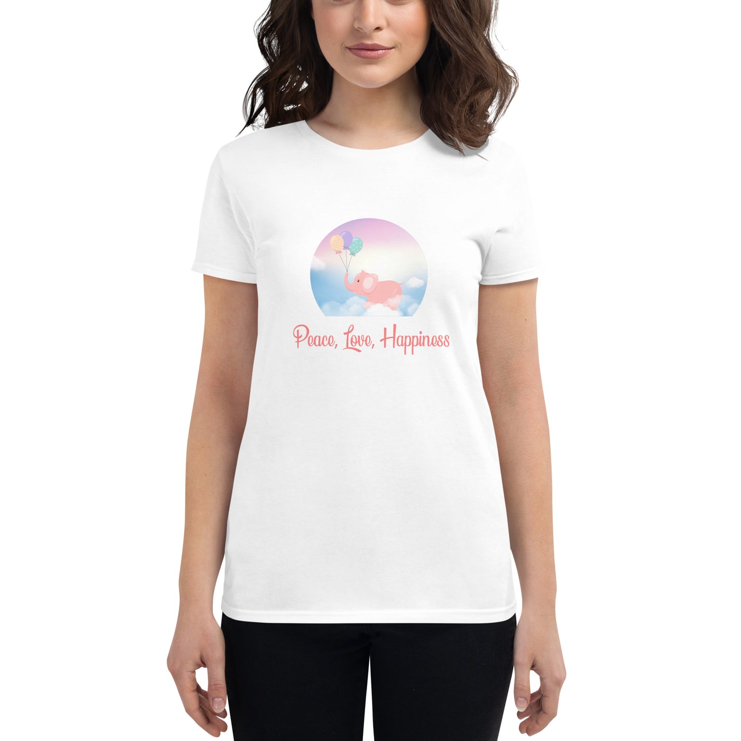 Peace, Love, Happiness Women's t-shirt