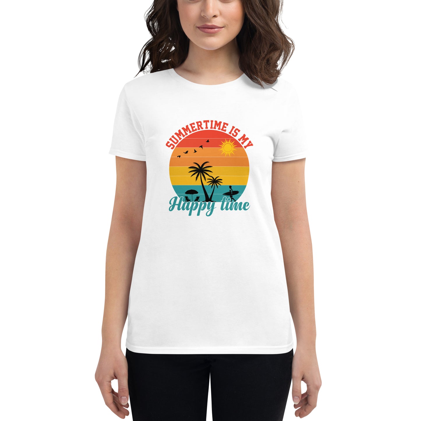 Summertime Is My Happy time Women's t-shirt