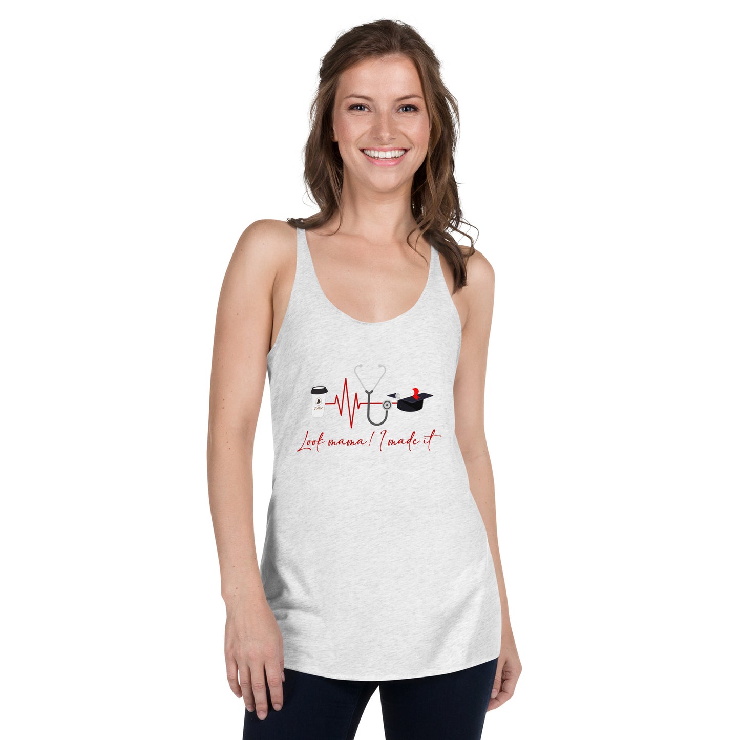 Look Mama! I Made It Women's Racerback Tank