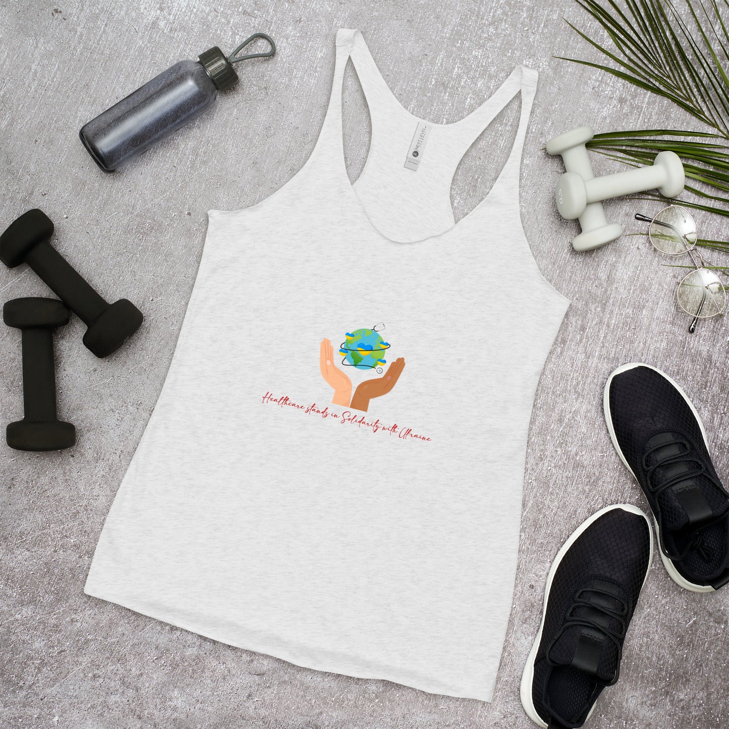 HealthCare Stands In Solidarity With Ukraine Tank Top