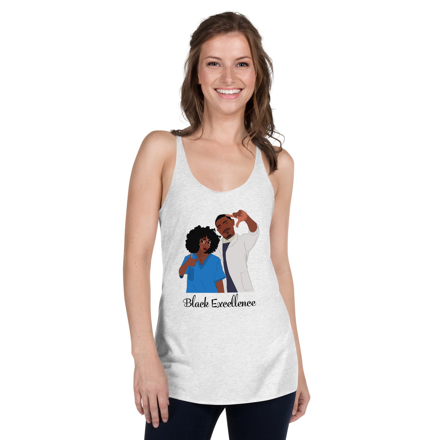 Black Excellence Women's Racerback Tank