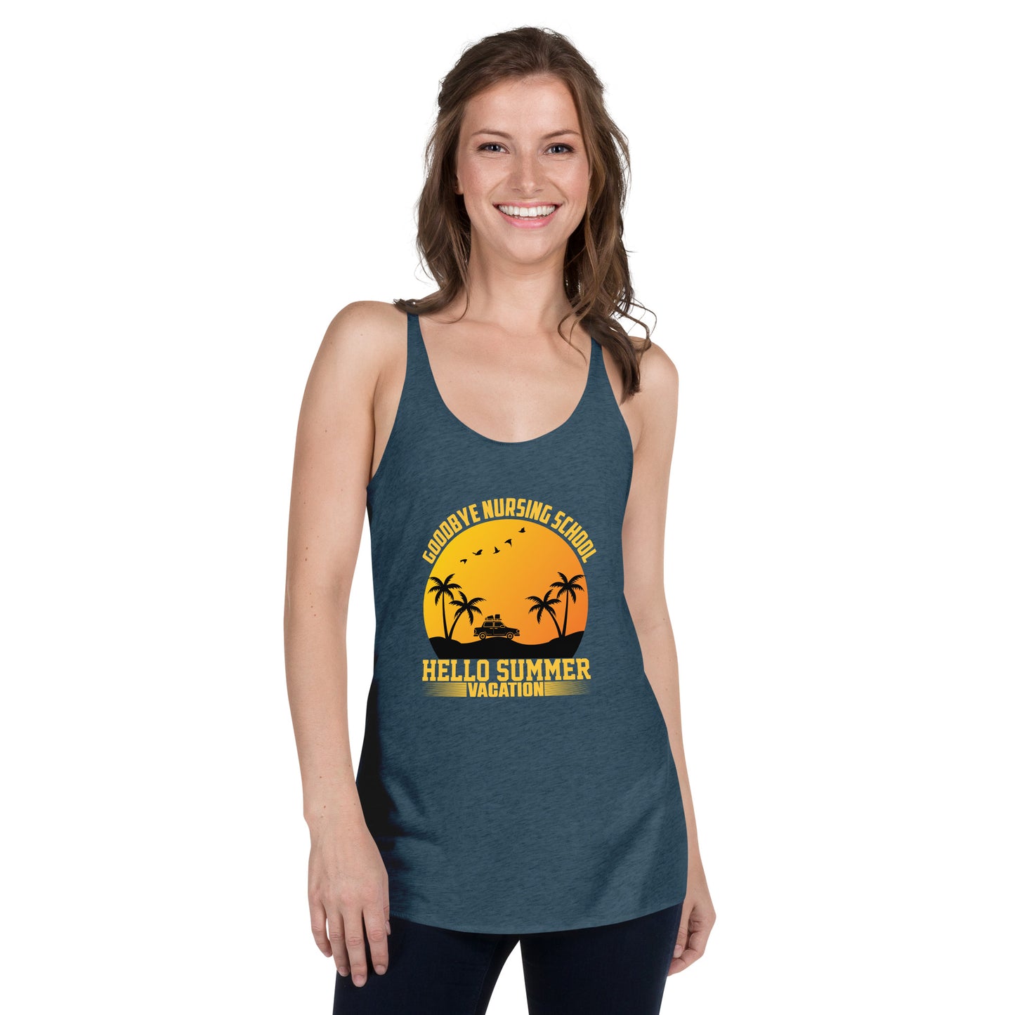 Goodbye Nursing School Women's Racerback Tank