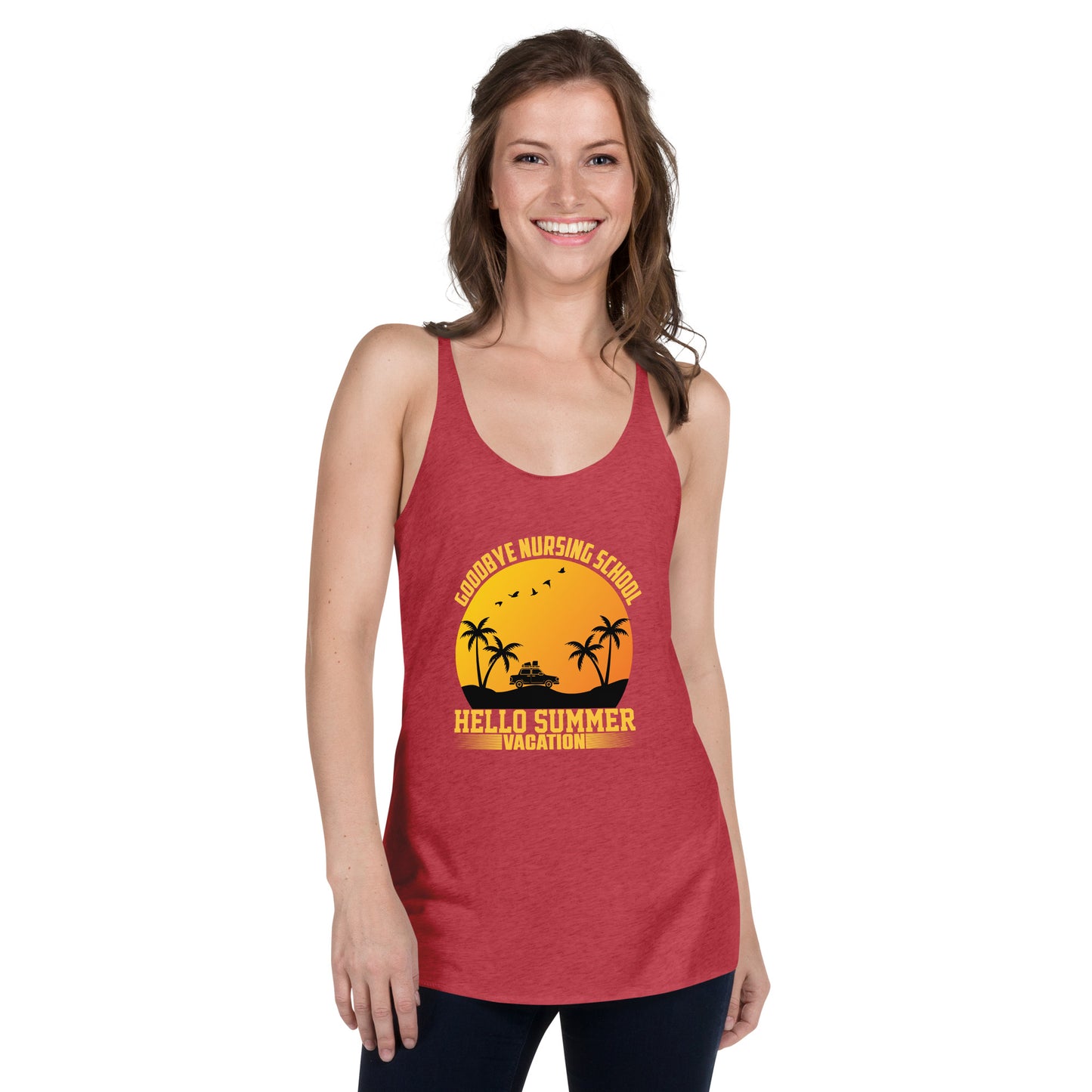 Goodbye Nursing School Women's Racerback Tank